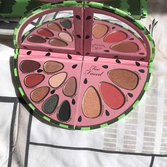 Too Faced Other - Too Faced Watermelon Slice Eye & Cheek Palette NIB
